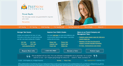 Desktop Screenshot of prepnowtutoring.com